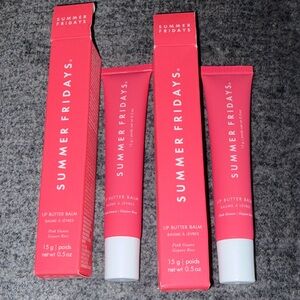 Summer Fridays lip butter balm Pink Guava qty 2